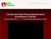 Tablet Screenshot of natalempresa.com